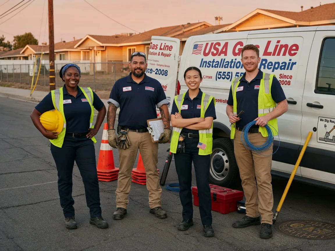 Gas Line Installation company in Auburn, IL